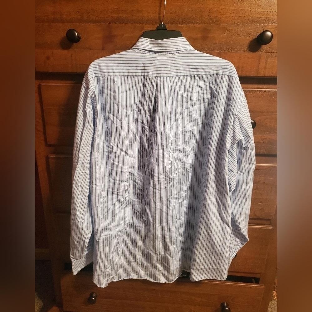 Geoffrey Beene Mens Fitted Button Up Long Sleeve Shirt XXL - Picture 3 of 5